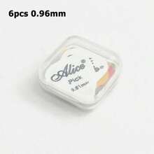 6/10Pcs Boxed Plastic Colorful Guitar Pick 0.58/0.71/0.81/0.96/1.20/1.50mm 6 Sizes Random Thickness Guitar Ukulele Accessories - Multicolor - View 12