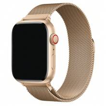 不锈钢米兰尼斯表带，兼容 表带 42 毫米 44 毫米 45 毫米 46 毫米 49 毫米 38 毫米 40 毫米 41 毫米，男女款，网状表带磁扣替换装，兼容 Ultra 系列 11 10 9 8 7 SE 6 5 4 3 2 1 - 42/44/45/49mm - 查看 11