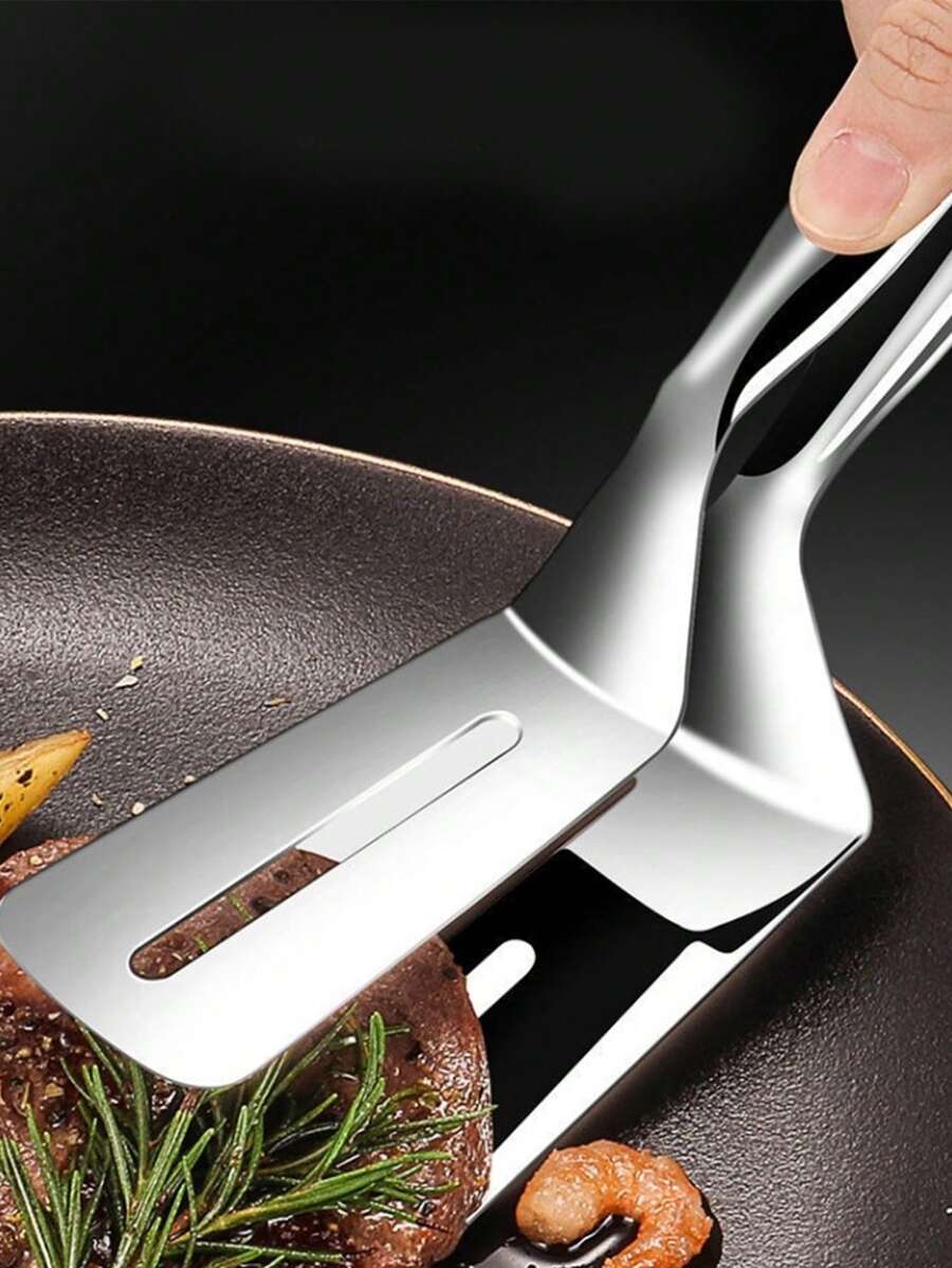 One Piece, Stainless Steel PanFried Fish Spatula Clamp PanFried Fish