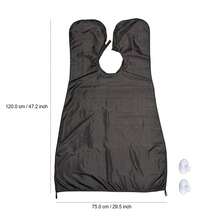 univinlions 75*120厘米男士剃须围裙胡须收集披肩护理面部剃须毛发成人围兜剃须刀清洁理发师男士清洁 - 彩色 - 查看 10