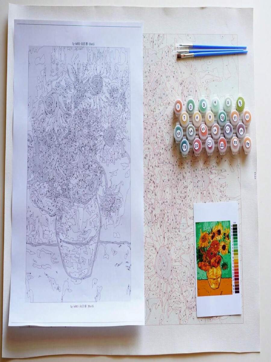 Paint By Numbers Cottage Landscape SHEIN USA