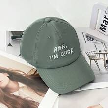 Một phụ nữ Tôi TỐT Mũ bóng chày in chữ Mùa xuân hè Phong cách đường phố giản dị Có thể điều chỉnh Thể thao ngoài trời Mũ Unisex thời trang Thích hợp để mặc hàng ngày - Nhiều màu - Xem 11