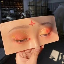 Cabeza de práctica de maquillaje de silicona - sensación realista y fácil de limpiar - ideal para artistas y principiantes - herramienta perfecta para dominar habilidades de maquillaje