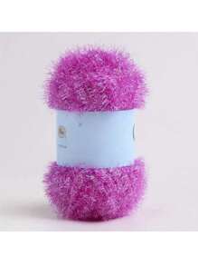 1pc Hand-Knitted DIY Doll Golden Silk Thread Bag - Colorful Glass Silk Woolen Thread - 1.7oz Summer, School