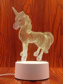 3d夜光創意禮物桌燈usb床頭燈亞克力裝飾燈與usb和led燈 - 摩天輪燈 - 查看 26