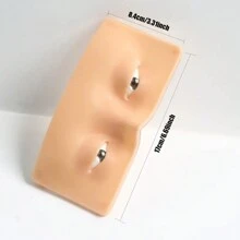 Cabeza de práctica de maquillaje de silicona - sensación realista y fácil de limpiar - ideal para artistas y principiantes - herramienta perfecta para dominar habilidades de maquillaje