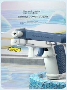1911 Revolver Water Gun With Automatic Chambering And Manual Repeat Fire For Long Distance Water Battle, Suitable For Summer Outdoor Play, Great Partner For Water Battle Party Or Celebration Occasions, Such As Christmas, And Birthday Gifts.Gun, Fake Gun, Toy Gun