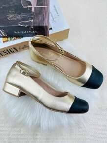 Women Flats - Vàng - Xem 2
