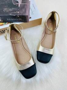 Women Flats - Vàng - Xem 4