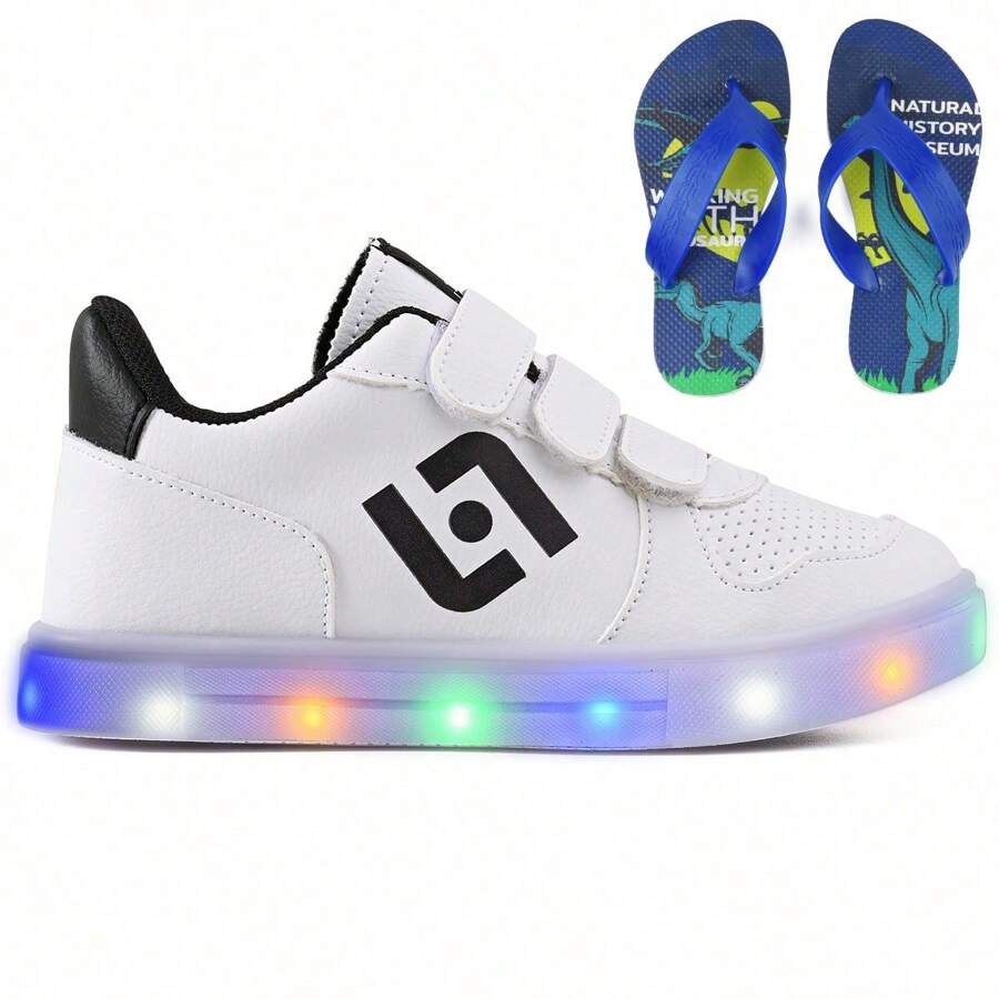 CALCADOS LGHT LIGHT Kids Flats - Blanco - Ver 1