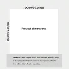 1 件婴儿毯，采用波尔卡圆点法兰绒材料，婴儿襁褓包巾，100*100 厘米，爱心情人节 - 愛心坐熊 - 查看 3