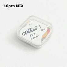 6/10Pcs Boxed Plastic Colorful Guitar Pick 0.58/0.71/0.81/0.96/1.20/1.50mm 6 Sizes Random Thickness Guitar Ukulele Accessories - Multicolor - View 17