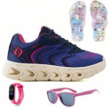 CALCADOS LGHT LIGHT Kids Flats - Màu tím - Xem 1