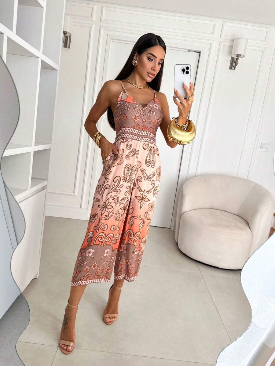 Women Jumpsuits - Màu be - Xem 1