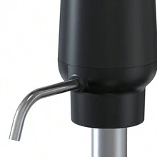 酒類贈品套裝，2024年新款自動酒氣分解器注酒器。酒瓶泵，是酒愛好者或個人使用的最佳禮物 - 黑色 - 查看 5