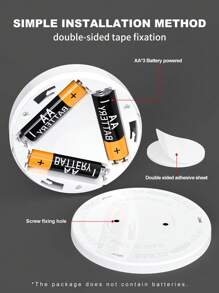 Đèn Puck 55 Lumens Đèn hoạt động bằng pin cho dưới tủ, Đèn Puck, Đèn hoạt động bằng pin có điều khiển từ xa, Đèn led chiếu sáng dưới tủ Không dây, Đèn tủ quần áo có thể điều chỉnh độ sáng - trắng - Xem 5