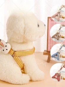 Pet Leash Harness With Chest & Back Strap, Dog Rope And Collar Set For Outdoor Walk, Manufacturer