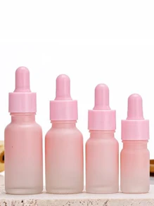 1 Pièce Bouteille D'huile Essentielle Rose Dégradée De 5ml/10ml/15ml/20ml/30ml/50ml/100ml, Conteneur Portable De Maquillage Rechargeable Avec Compte-gouttes