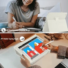 Case Compatible With Samsung Galaxy Tablets / IPad / Redmi Pad Se , Folding Stand Shockproof Smart Cover With Pencil Holder [Auto Sleep/Wake] Kickstand PU Leather Full Body Protective Cover