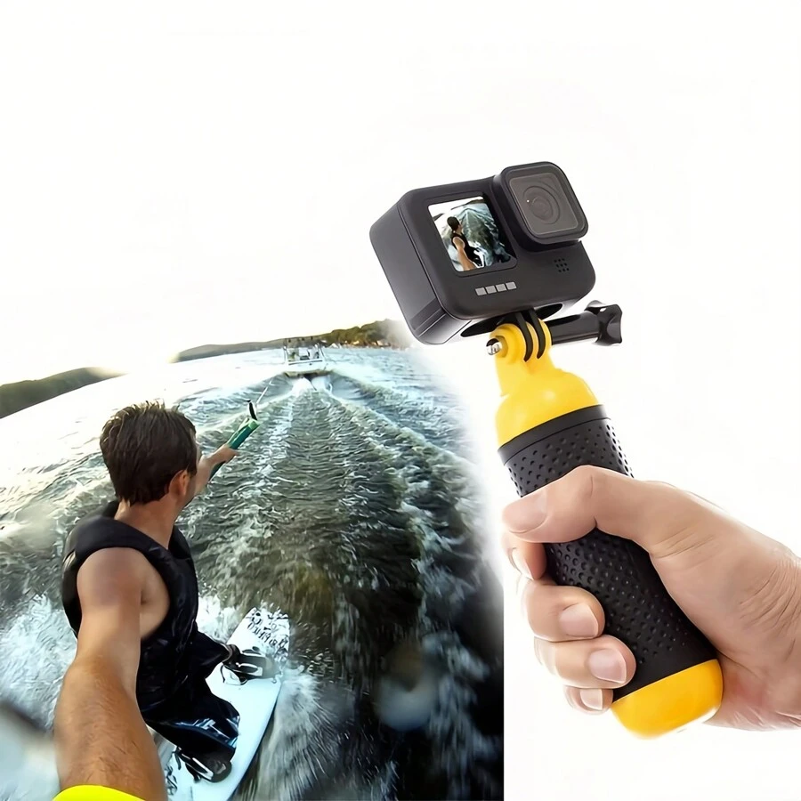 フロート ボバー ガープ ハンドル マウント フロート アクセサリー Gopro Hero 13 12 11 10 9 8 7 6 5 4 ...