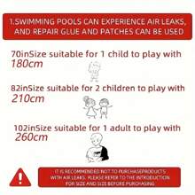 1pc Inflatable Swimming Pool, Home Ocean Ball, Large Adult Home, Indoor Children, Baby Bathing - Green - View 11