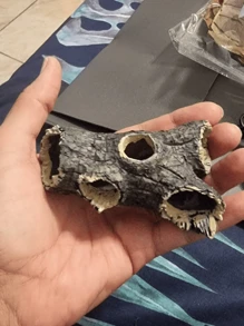 1pc Driftwood Fragment Aquarium Decor, Shrimp & Fish Hiding House, Fish Tank Landscape Ornament