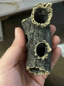1pc Driftwood Fragment Aquarium Decor, Shrimp & Fish Hiding House, Fish Tank Landscape Ornament