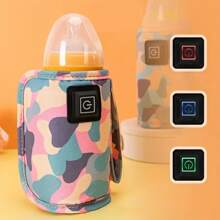 1pc Portable Constant Temperature Warmer, Keep Baby Bottle Warm, Universal Outdoor Bottle Warmer, Slow Heating, Maintain Constant Temperature When Warming Milk, Must Be Plugged In To Use