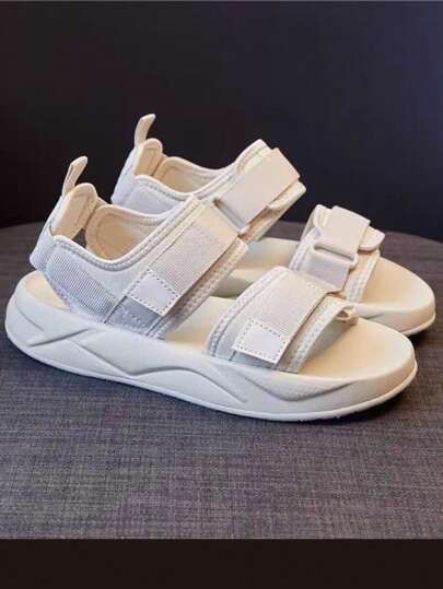 2024 New Arrivals Women Sport Sandals, Thick Platform And Lightweight Design With  Strap, Toe-Ring And Anti-Skid Sole, Suitable For Various Occasions Such As Beach Or Outdoor Activities