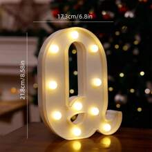 1 pièce Grande lettre lumineuse LED de 21,8 cm, lumière de numéro, convient pour un anniversaire, une demande en mariage, un mariage, la décoration de Noël. Meilleurs cadeaux