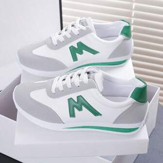 Spring/Autumn Casual, Breathable, Comfortable, Lace-Up, Lightweight Women's Sneakers