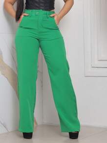 Faraya Jeans Women Pants - 綠色 - 查看 1
