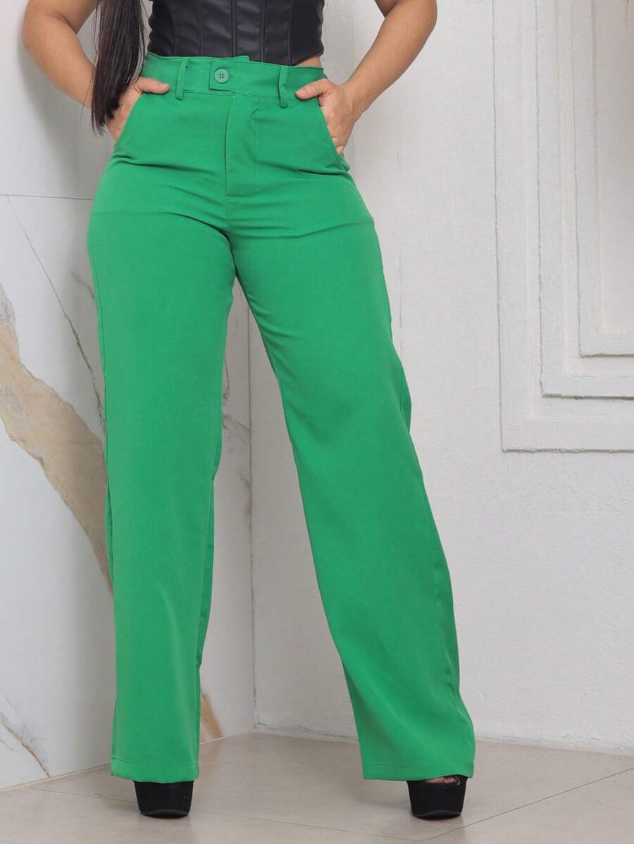 Faraya Jeans Women Pants - 綠色 - 查看 1