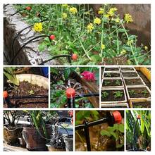 1Set 1/4 Inch Drip Irrigation Tubing 100feet Garden Watering Tube Line - Black - View 7