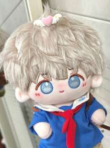 48件配件【附随机衣服赠品】20cm二次元周边毛绒公仔可换装关节设计 - 20cm棉花娃娃套裝 - 查看 13