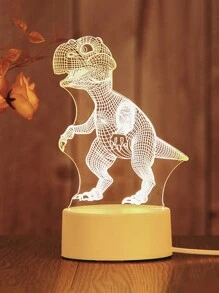 3d夜光創意禮物桌燈,usb床頭燈,亞克力裝飾桌燈,usb供電led燈 - 月亮熊 - 查看 18