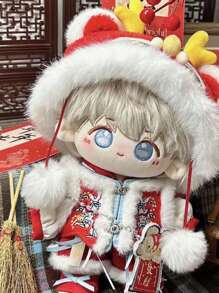 48件配件【附随机衣服赠品】20cm二次元周边毛绒公仔可换装关节设计 - 20cm棉花娃娃套裝 - 查看 6