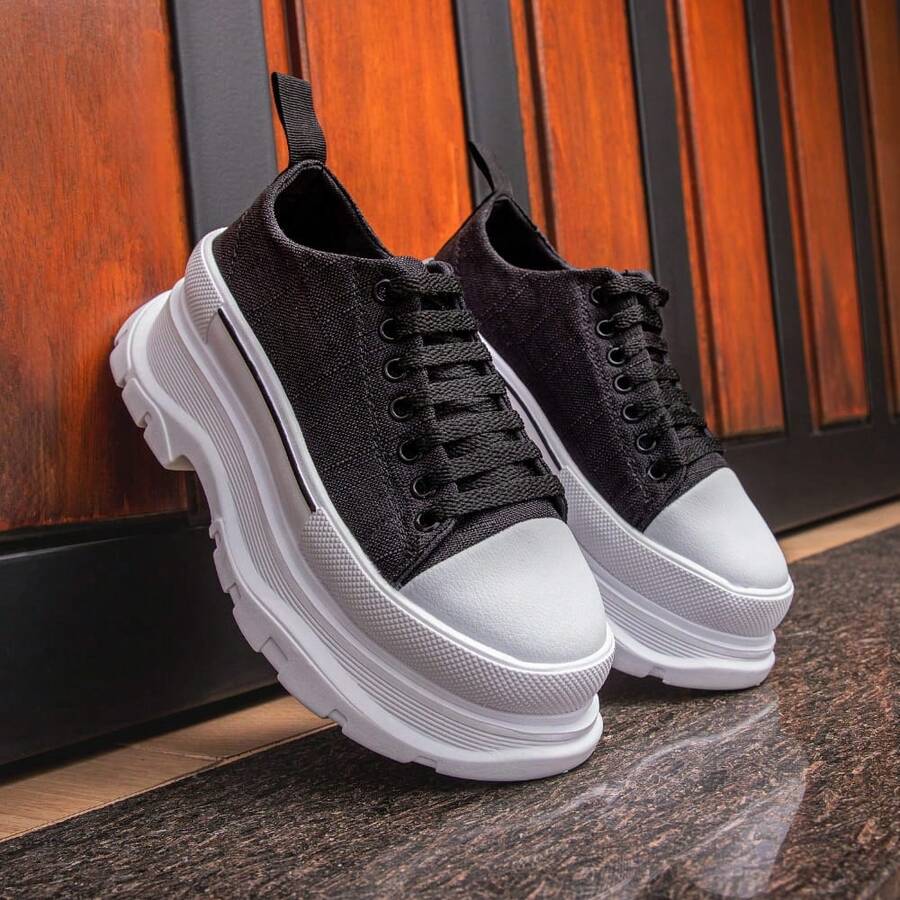 Women Casual Shoes - 黑色 - 查看 1