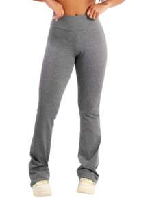 Women Sports Pants - Grey - View 3