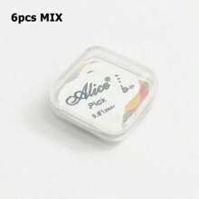 6/10Pcs Boxed Plastic Colorful Guitar Pick 0.58/0.71/0.81/0.96/1.20/1.50mm 6 Sizes Random Thickness Guitar Ukulele Accessories - Multicolor - View 18