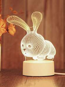 3d夜光創意禮物桌燈usb床頭燈亞克力裝飾燈與usb和led燈 - 摩天輪燈 - 查看 20