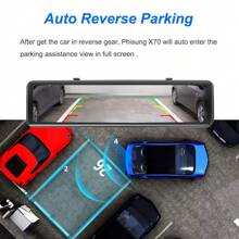 嘉贝尔 11.26 英寸 4G Android 8.1 系统 2GB RAM + 32GB ROM 车载 DVR FHD 1080P GPS 跟踪双镜头录制 WiFi 远程监控，最大支持 128G TF 卡，适用于所有车辆 - 黑色 - 查看 6