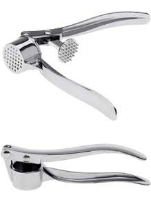 Espremedor Triturador Amassador de Alho Inox Prime Manual - Prata - Visão 1