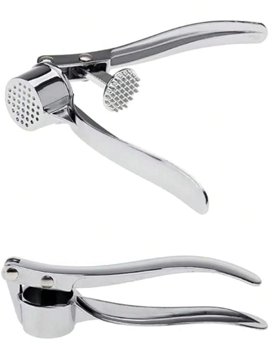 Espremedor Triturador Amassador de Alho Inox Prime Manual - Prata - Visão 1