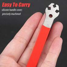 Bike Spoke Wrench Rim Adjustment Tool Tensioner Correction Full Steel Bicycle Spoke Nipple Tool Spanner Kit - Multicolor - View 9