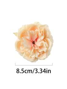 10pcs Artificial Mixed Color Rose Flower Heads - Color Mixing - View 7