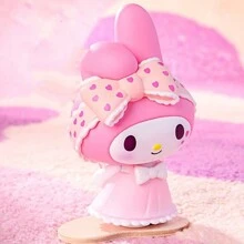 Miniso Sanrio Characters Kuromi My Melody 睡衣甜心 盲盒摆件 可动人偶玩具礼物（随机发货，1 件） - 粉色 - 查看 5