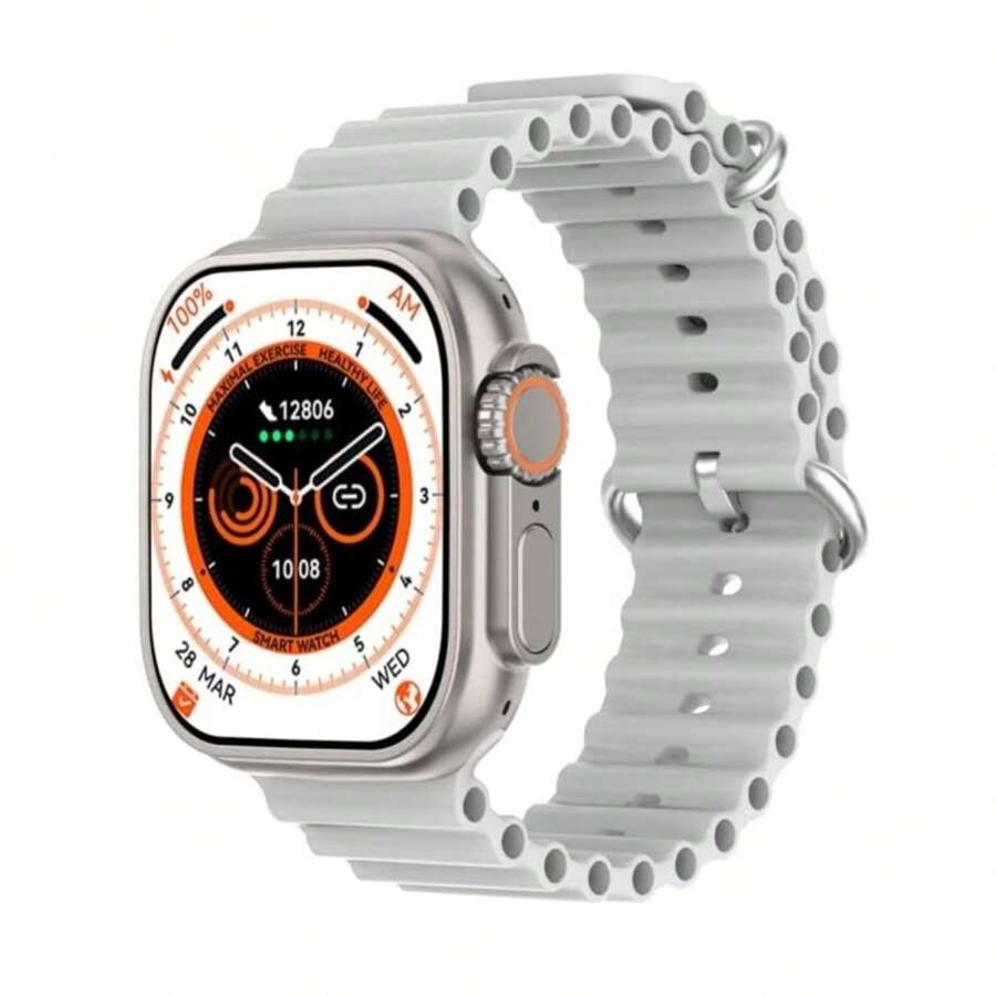 Reloj Inteligente T900 Ultra con Pantalla. Reloj digital Bluetooth T900 Ultra 2.09'' Grand Pantalla, Smartwatch. - Gris - Ver 1