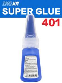 1入401多功能超強瞬間膠，快速乾燥的膠水，適用於金屬、塑料、玻璃、木製品、陶瓷、鞋子、配件、玩具、手工DIY黏合 - 透明 - 查看 3