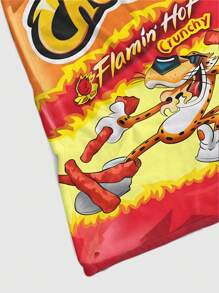 Parrot & Funny Snacks Pattern Flannel Blanket, Soft Sofa Throw Blanket, 1pc - Multicolor - View 6